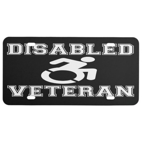 Disabled Veteran License Plate