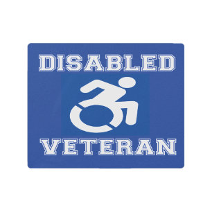 Disabled Veteran Metal Print