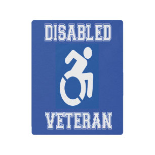 Disabled Veteran Metal Print