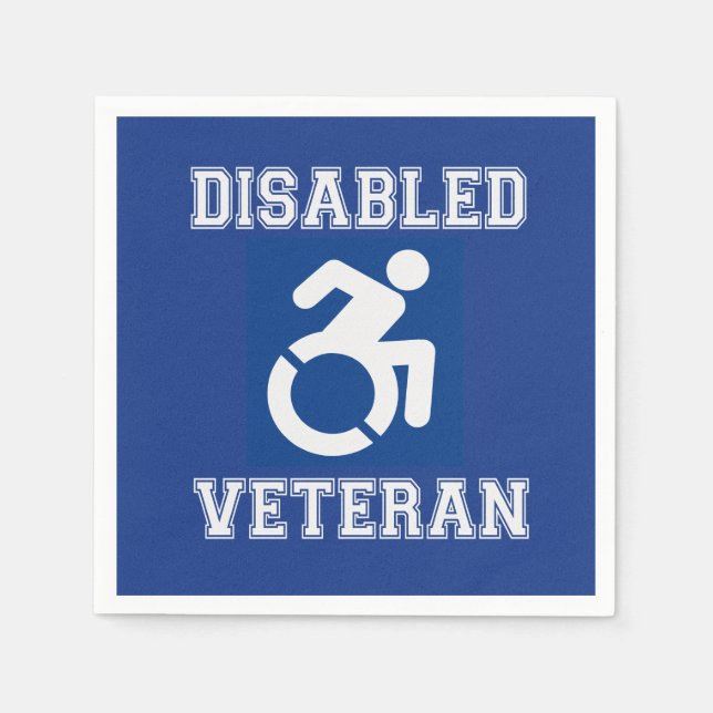 Disabled Veteran Napkins (Front)