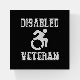 Disabled Veteran Paperweight