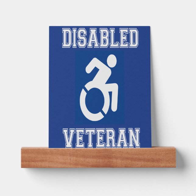 Disabled Veteran Picture Ledge (Front)