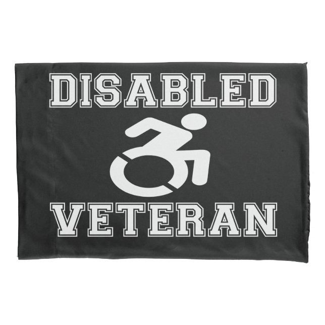 Disabled Veteran Pillow Case (Front)