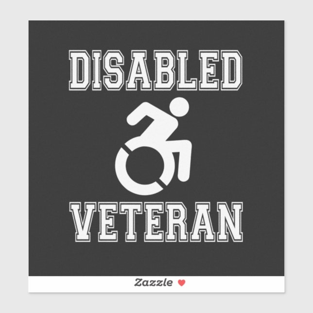 Disabled Veteran Sticker (Sheet)
