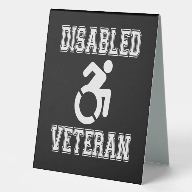 Disabled Veteran Table Tent (Front)