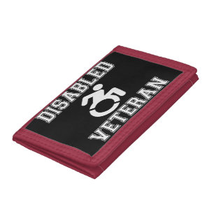 Disabled Veteran Trifold Wallet