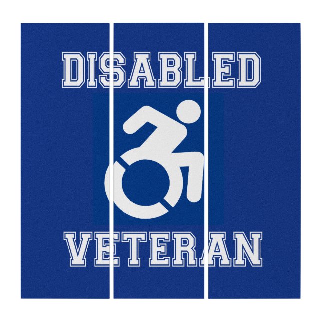Disabled Veteran Triptych (Front)