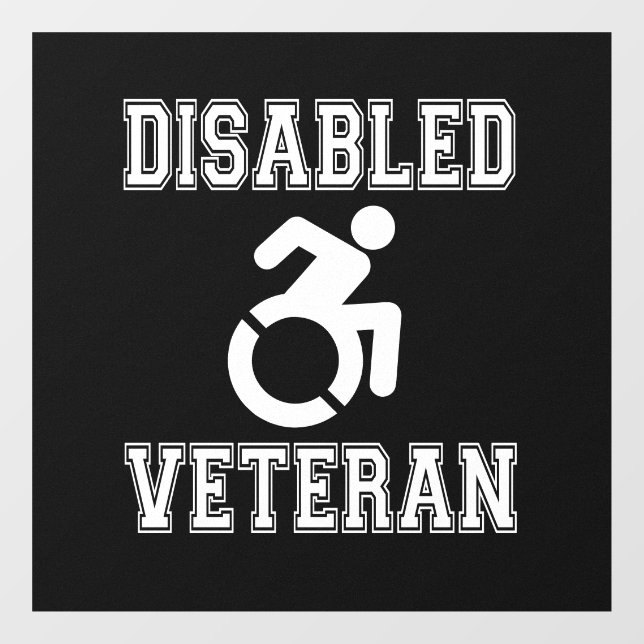 Disabled Veteran Window Cling (Sheet)