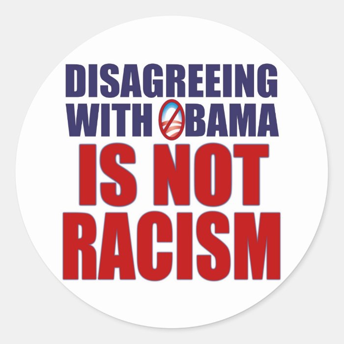 Disagreeing with Obama Sticker