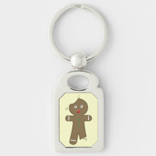 Disappearing Gingerbread Man Keychain