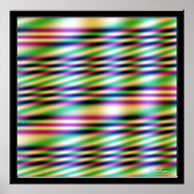 Disappearing Light Blue Color Poster (Front)