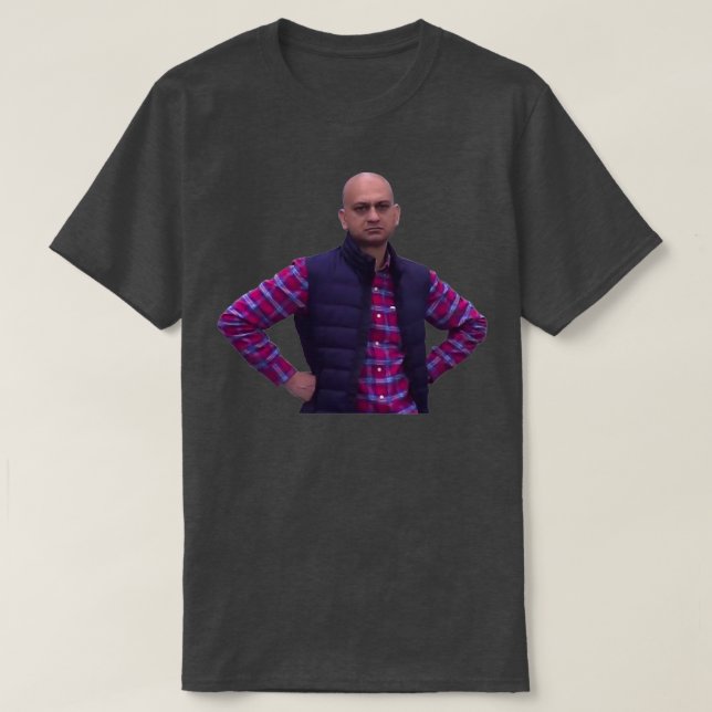 Disappointed Cricket Fan Sarim Akhtar Meme T-Shirt (Design Front)