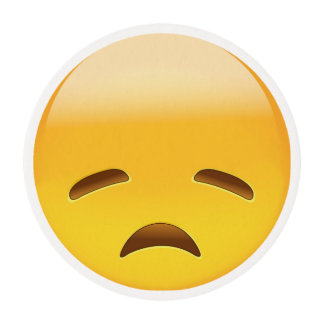 Disappointed Face Emoji Gifts on Zazzle