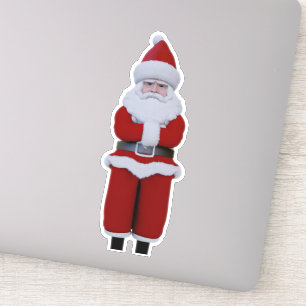 Disappointed santa chris kringle old saint nick st sticker