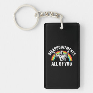 Disappointments All of You Jesus Christian Keychain