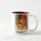 Disapproving Bunny Rabbit Santa Morphing Mug