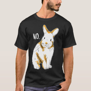 Disapproving Rabbit Funny Animals Shirt Rabbi