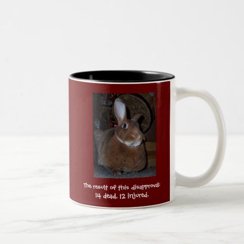 Disapproving Rabbits Mug 2
