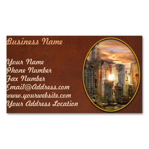 Disaster _ Chicago IL _ Gotta walk the dog Business Card Magnet