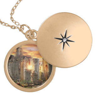 Disaster - Chicago, IL - Gotta walk the dog Gold Plated Necklace