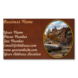 Disaster - New York, NY - No left turn on red Business Card Magnet