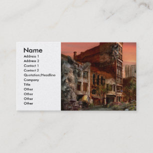 Disaster - Pittsburgh, PA - The Y2K Bug Business Card