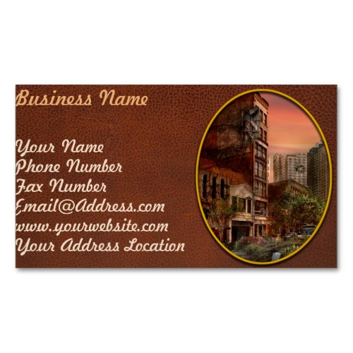 Disaster _ Pittsburgh PA _ The Y2K Bug Business Card Magnet