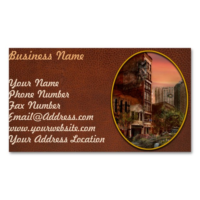 Disaster - Pittsburgh, PA - The Y2K Bug Business Card Magnet (Front)
