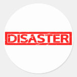 Disaster Stamp Classic Round Sticker