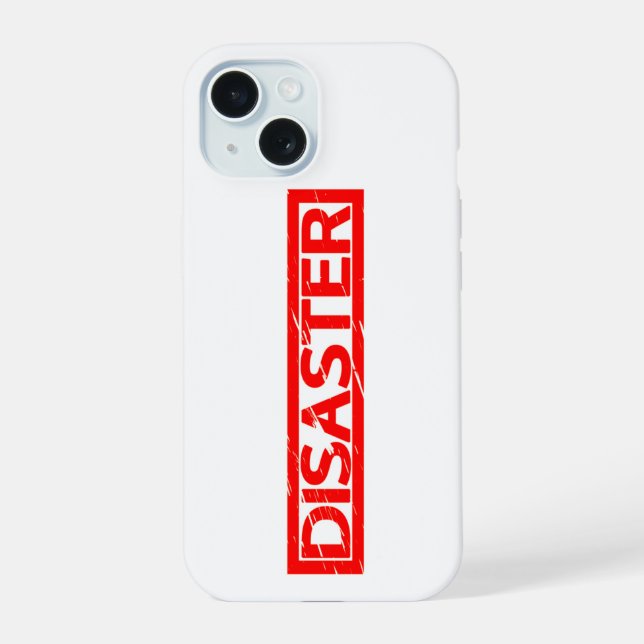 Disaster Stamp Iphone Case (Back)