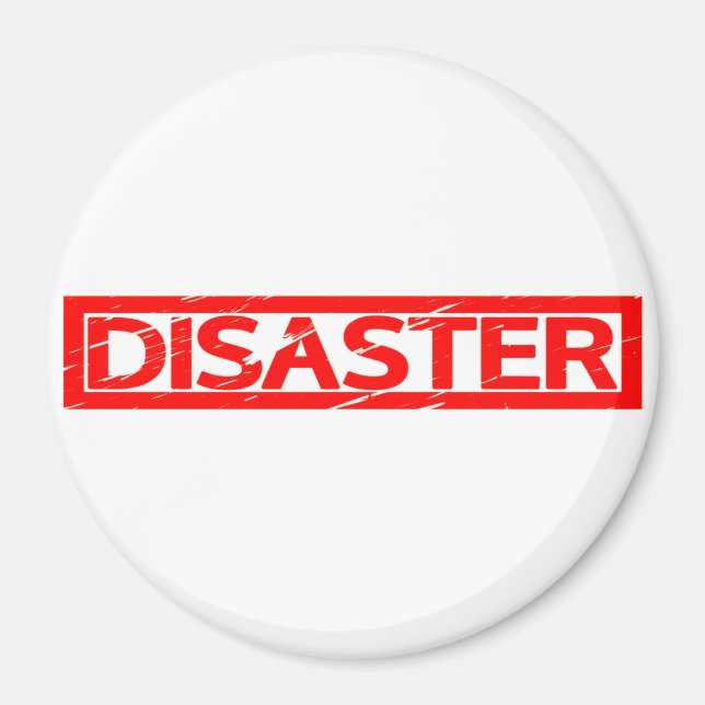 Disaster Stamp Magnet (Front)
