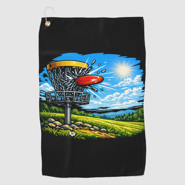 Disc Crash Golf Towel (Front)