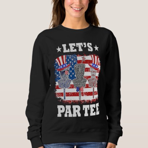 Disc Goft Par America Independences Day  Apparel Sweatshirt