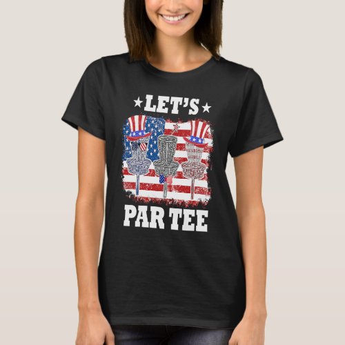 Disc Goft Par America Independences Day  Apparel T_Shirt