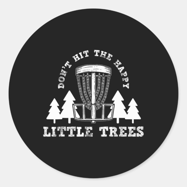 Disc Golf _10  Classic Round Sticker (Front)