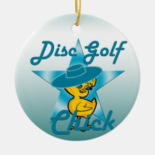 Disc Golf #7 Ceramic Ornament