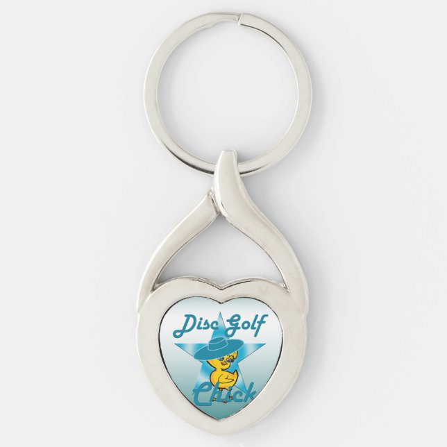 Disc Golf #7 Keychain (Front)