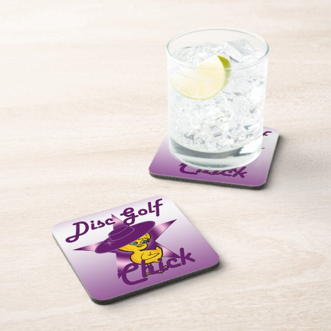 Disc Golf #9 Beverage Coaster (Right Side)