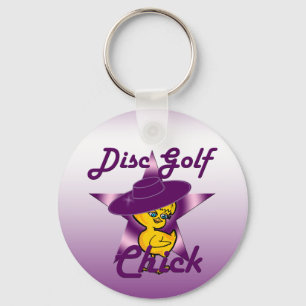 Disc Golf #9 Keychain