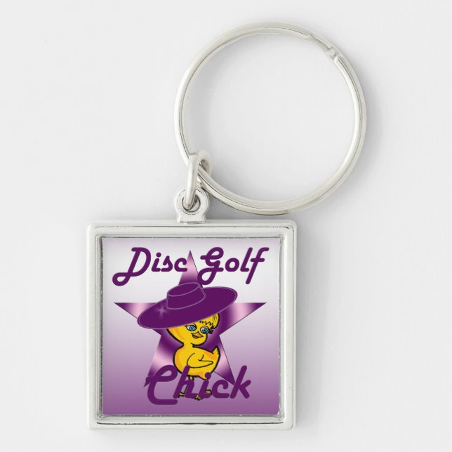 Disc Golf #9 Keychain (Front)
