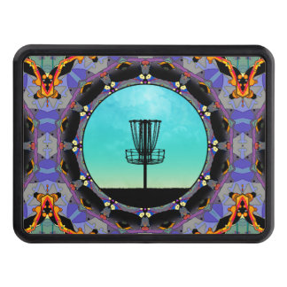 Disc Golf Abstract Basket 3 Hitch Cover