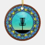 Disc Golf Abstract Basket 5 Ceramic Ornament at Zazzle