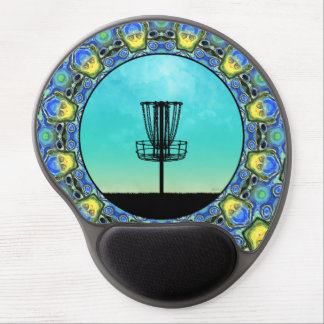 Disc Golf Abstract Basket 5 Gel Mouse Pad