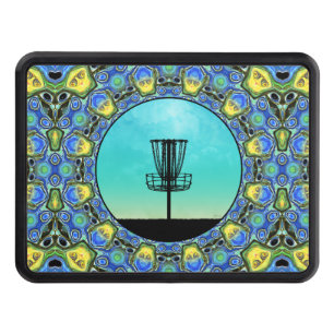 Disc Golf Abstract Basket 5 Hitch Cover