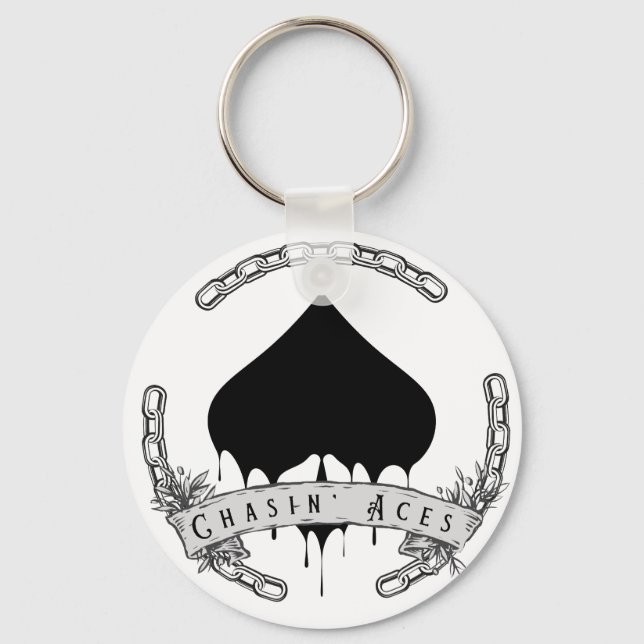 Disc Golf Aluminum Keychain (Front)