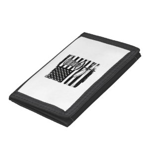 Disc Golf American Flag Trifold Wallet
