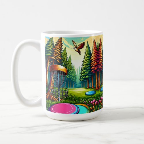 Disc Golf and Eagle themed   Coffee Mug