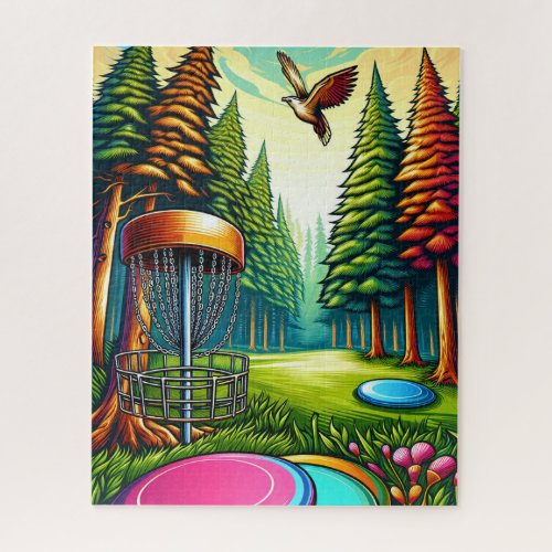 Disc Golf and Eagle themed   Jigsaw Puzzle