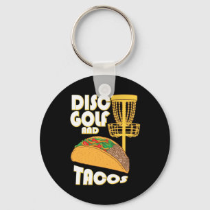 Disc Golf And Tacos Keychain