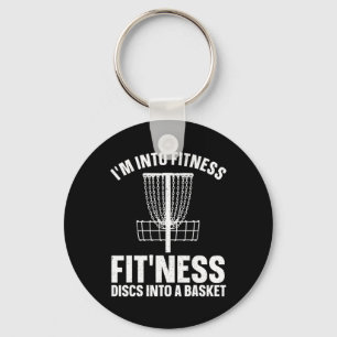 Disc Golf Art For Men Women Disc Golfer Player Dis Keychain